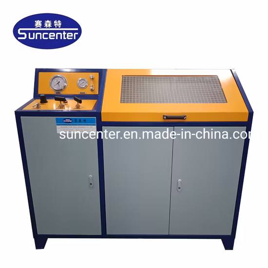 Machine d'essai de pression de banc d'essai d'éclatement hydraulique de commande manuelle de Suncenter pour le tube de tuyau